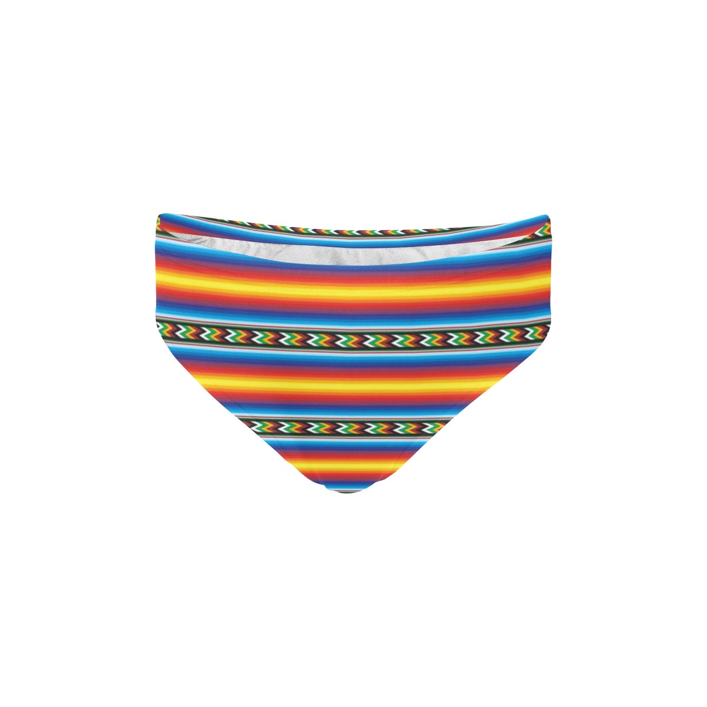 Mexican Blanket ZigZag Print Pattern Men's Swimming Briefs