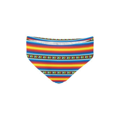 Mexican Blanket ZigZag Print Pattern Men's Swimming Briefs