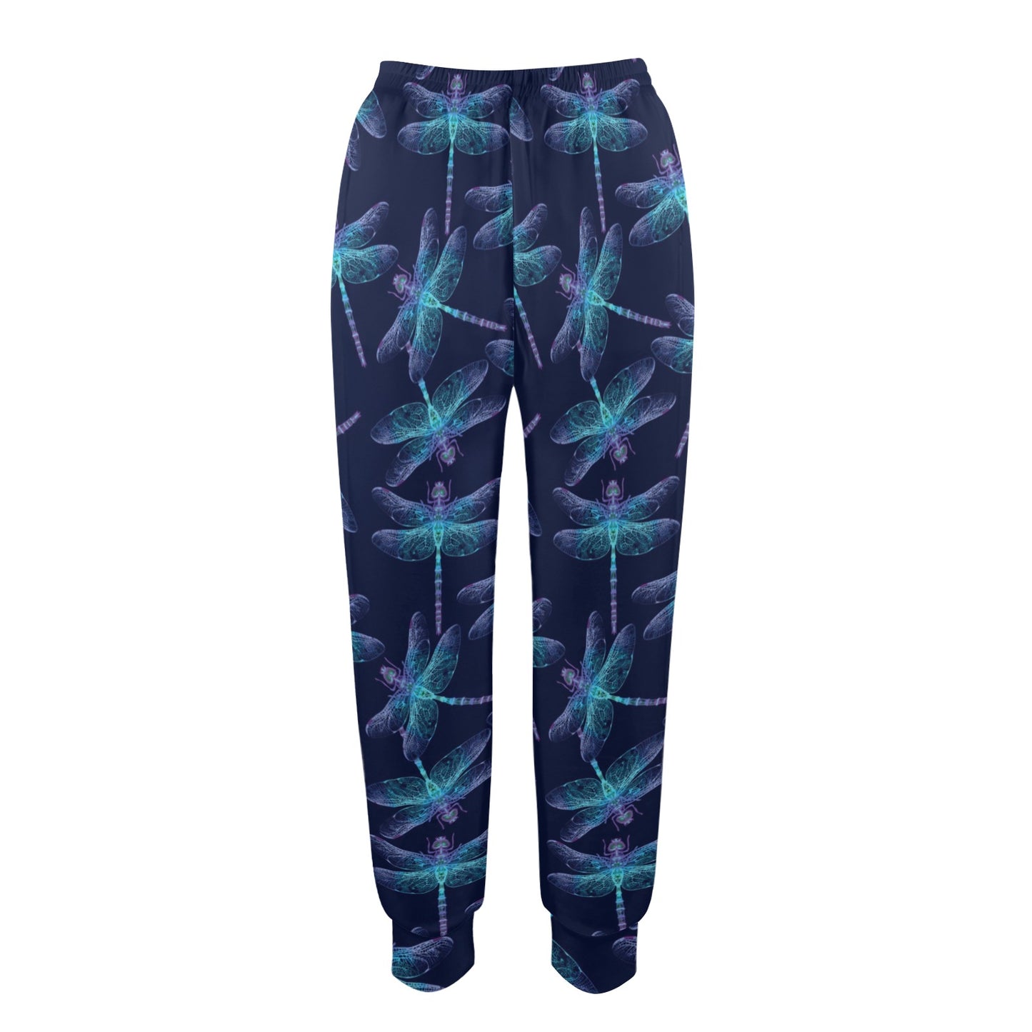 Dragonfly Hand Drawn Style Print Women's Casual Track Pants