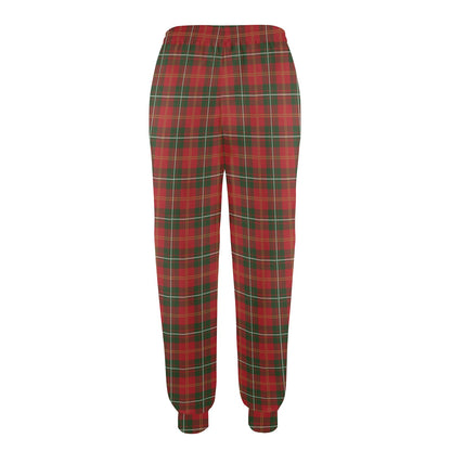 Holiday Tartan Plaid Pattern Women's Casual Track Pants