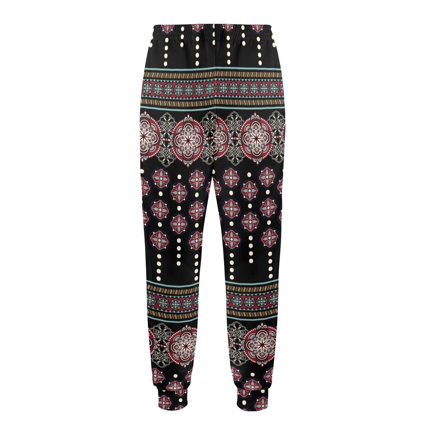 Ethnic Dot Style Print Pattern Men's Casual Track Pants