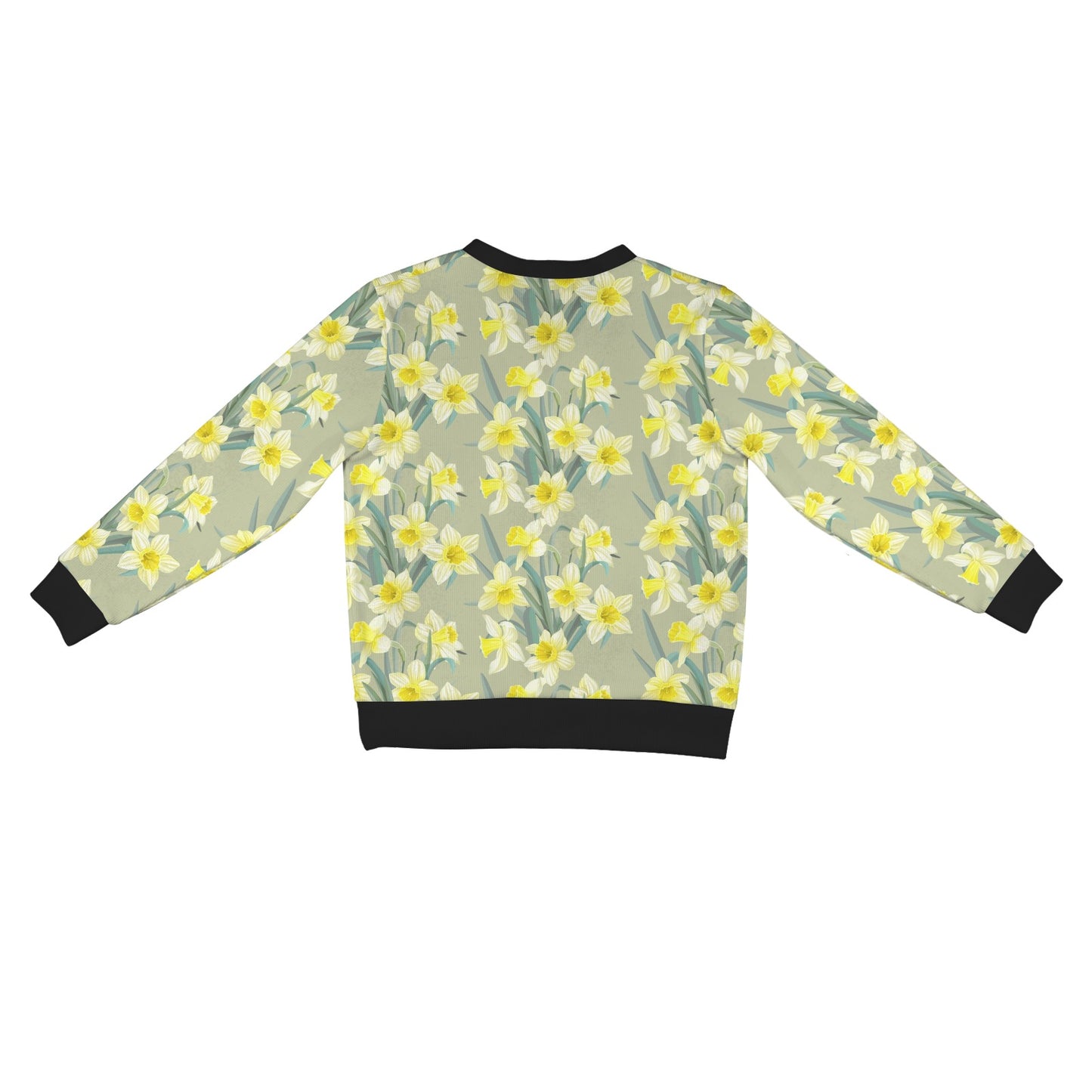 Daffodils Pattern Print Design DF01 Women's Cardigan