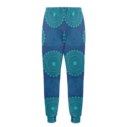 Medallion Pattern Print Design 04 Men's Casual Track Pants
