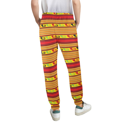 Mexican Blanket Ornament Print Pattern Women's Casual Track Pants