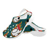 Baseball Fire Print Pattern Unisex Clogs Shoes