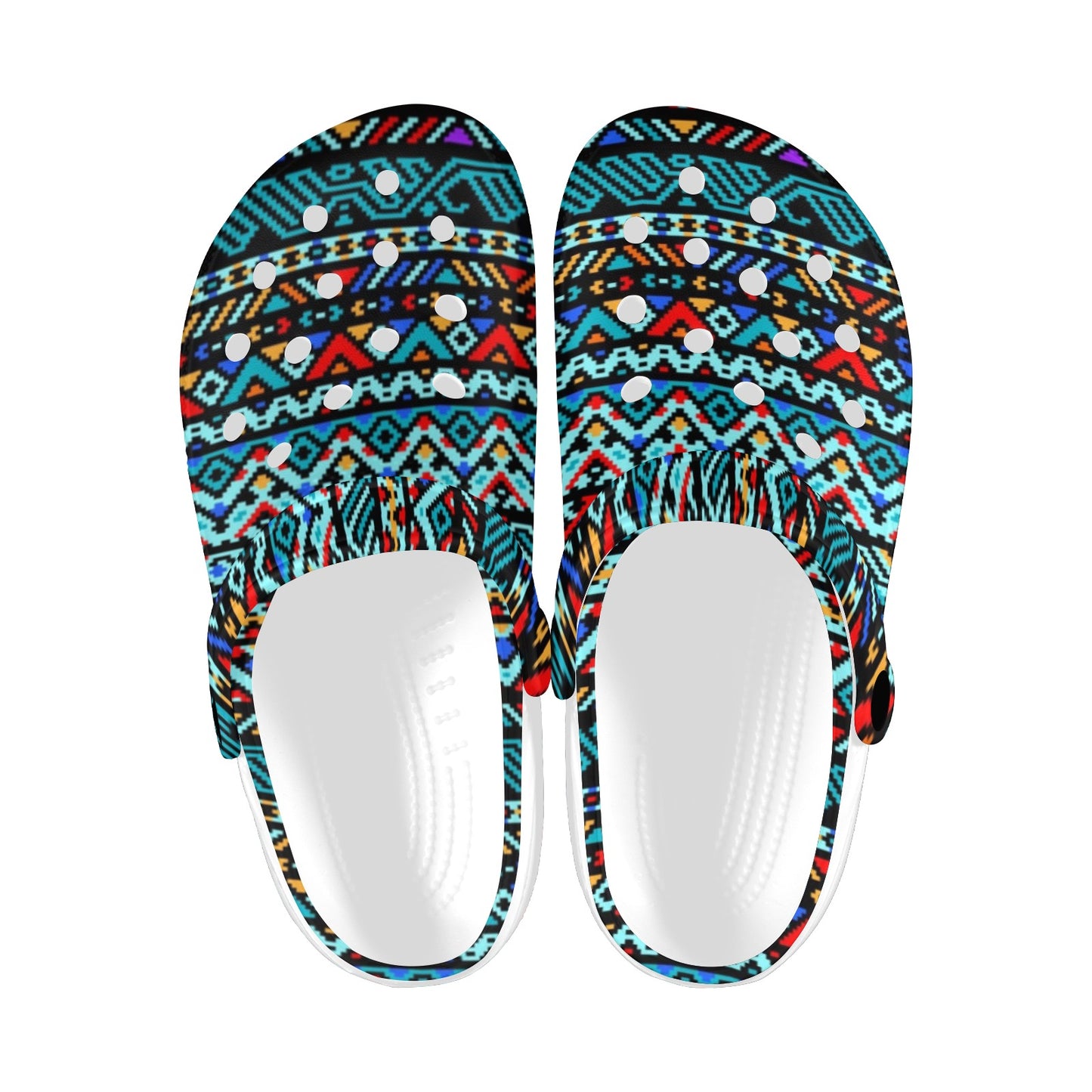 Southwestern Style Unisex Clogs Shoes