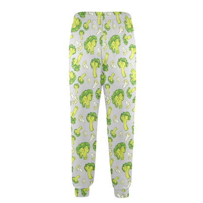 Broccoli Pattern Print Design 03 Men's Casual Track Pants