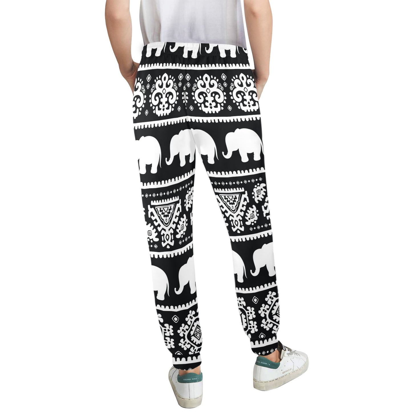 Elephant Pattern Women's Casual Track Pants