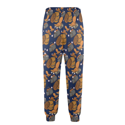 Cowboy Pattern Print Design 03 Men's Casual Track Pants