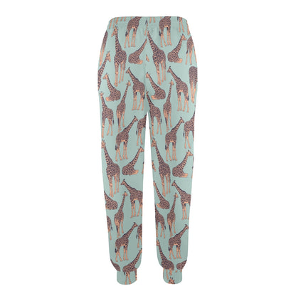 giraffe Design Print Pattern JJ0267 Women's Casual Track Pants
