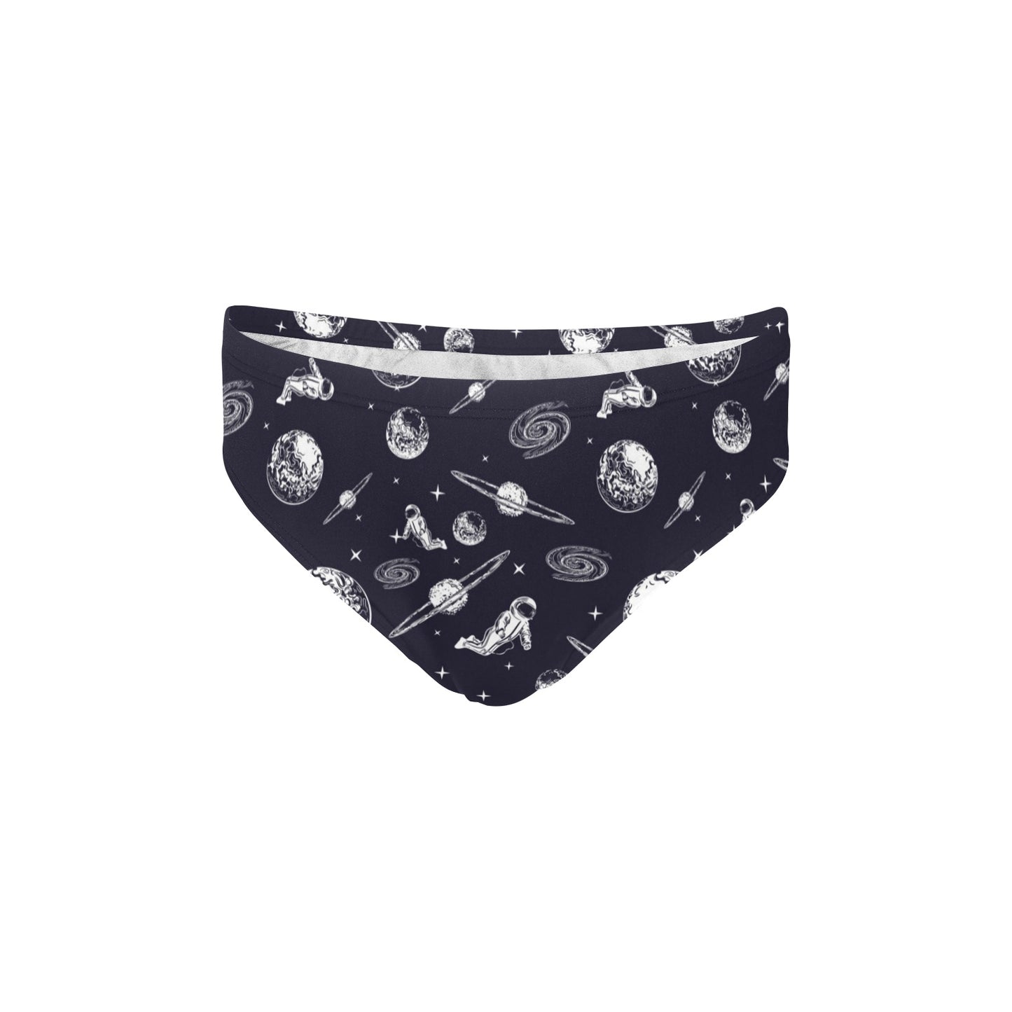 Space Astronaut Print Design LKS302 Men's Swimming Briefs