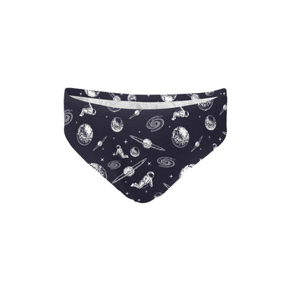 Space Astronaut Print Design LKS302 Men's Swimming Briefs