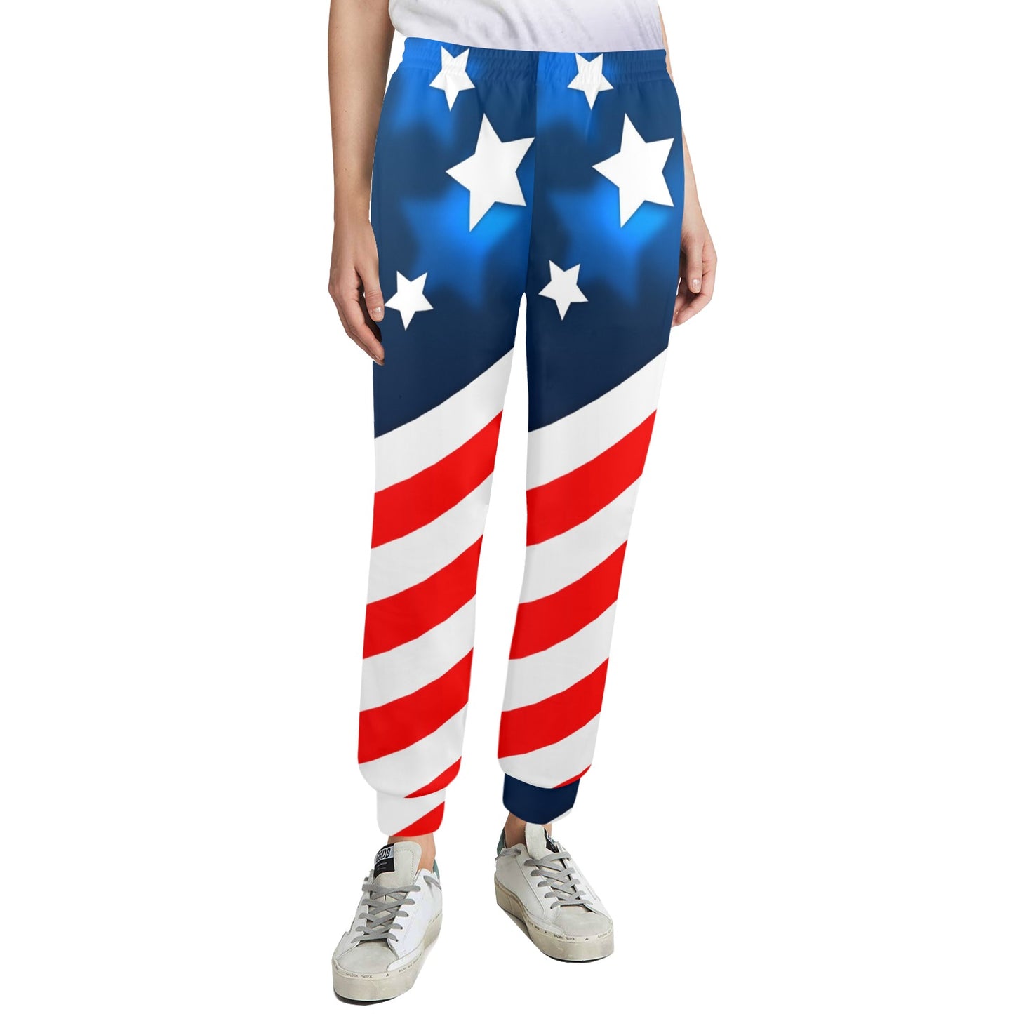 American flag Style Women's Casual Track Pants
