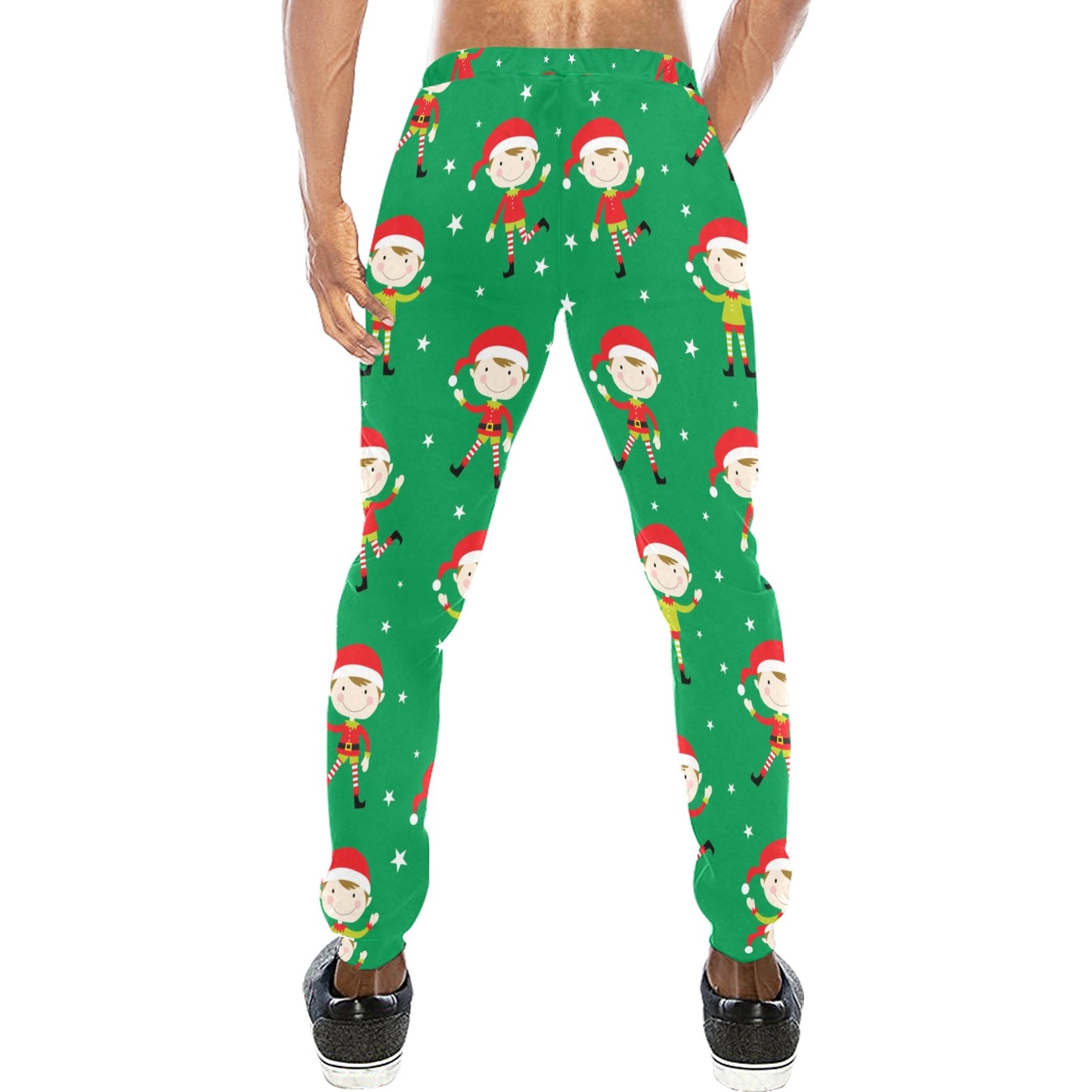 Elf christmas Design Print Pattern JJ0194 Men's Sweatpants