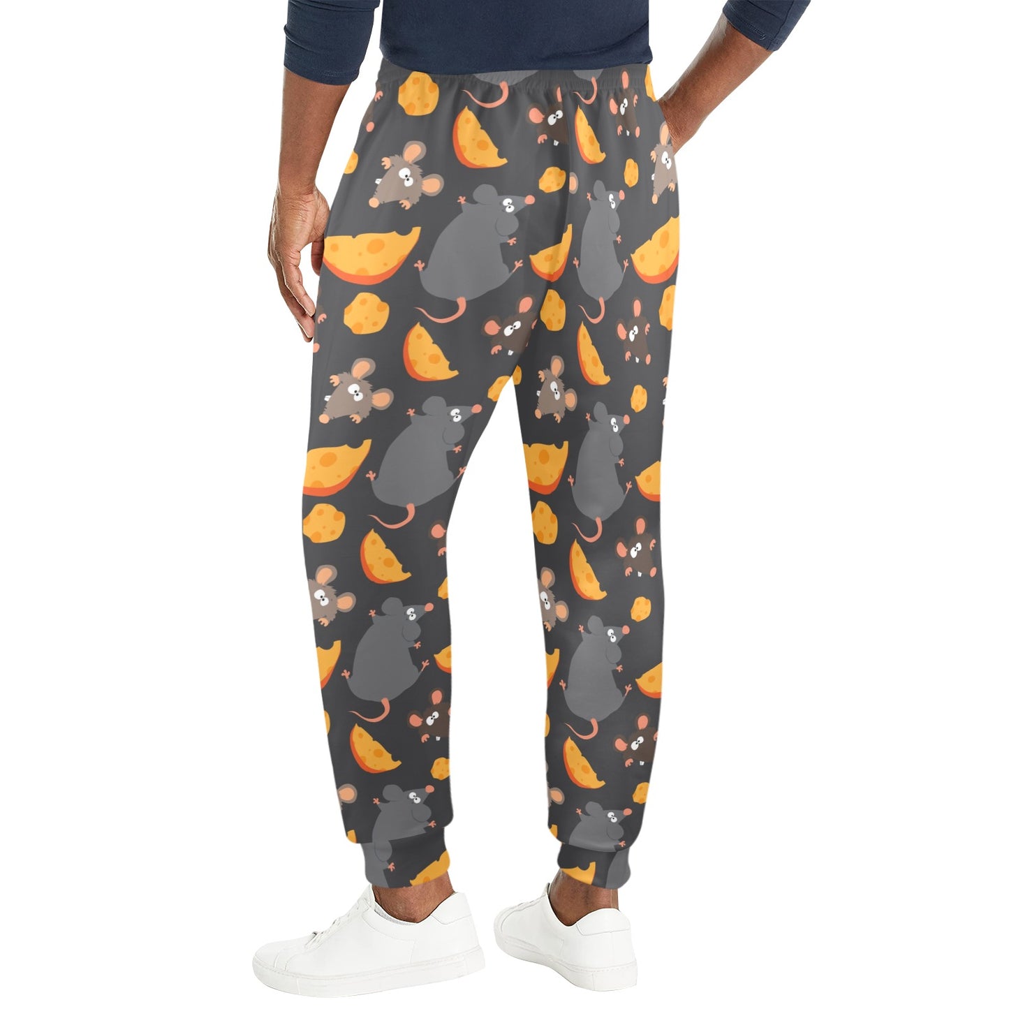 Rat Pattern Print Design 04 Men's Casual Track Pants