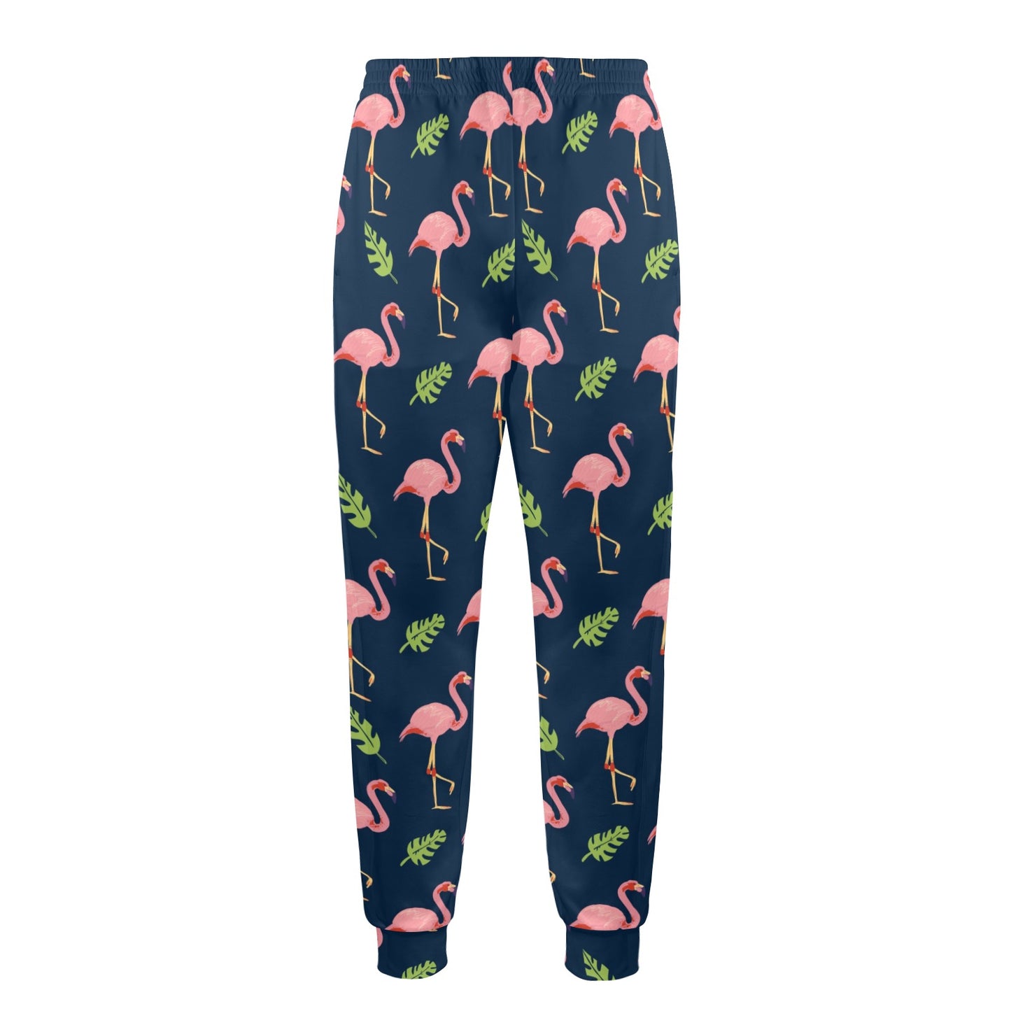 Flamingo Design Print Pattern JJ0184 Men's Casual Track Pants