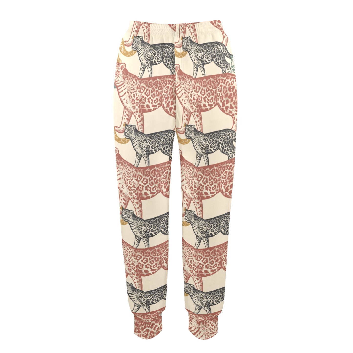 Jaguar Pattern Print Design 01 Women's Casual Track Pants