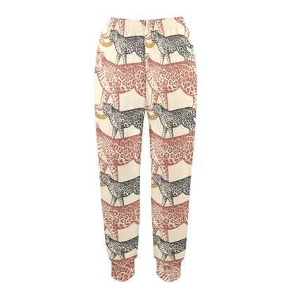 Jaguar Pattern Print Design 01 Women's Casual Track Pants