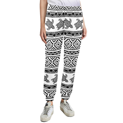 Sea Turtle Tribal Aztec Women's Casual Track Pants