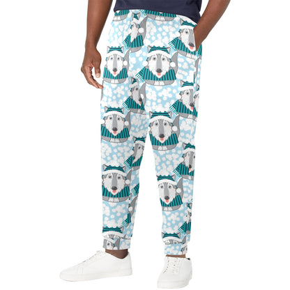 Alaskan Malamute Pattern Print Design 01 Men's Casual Track Pants