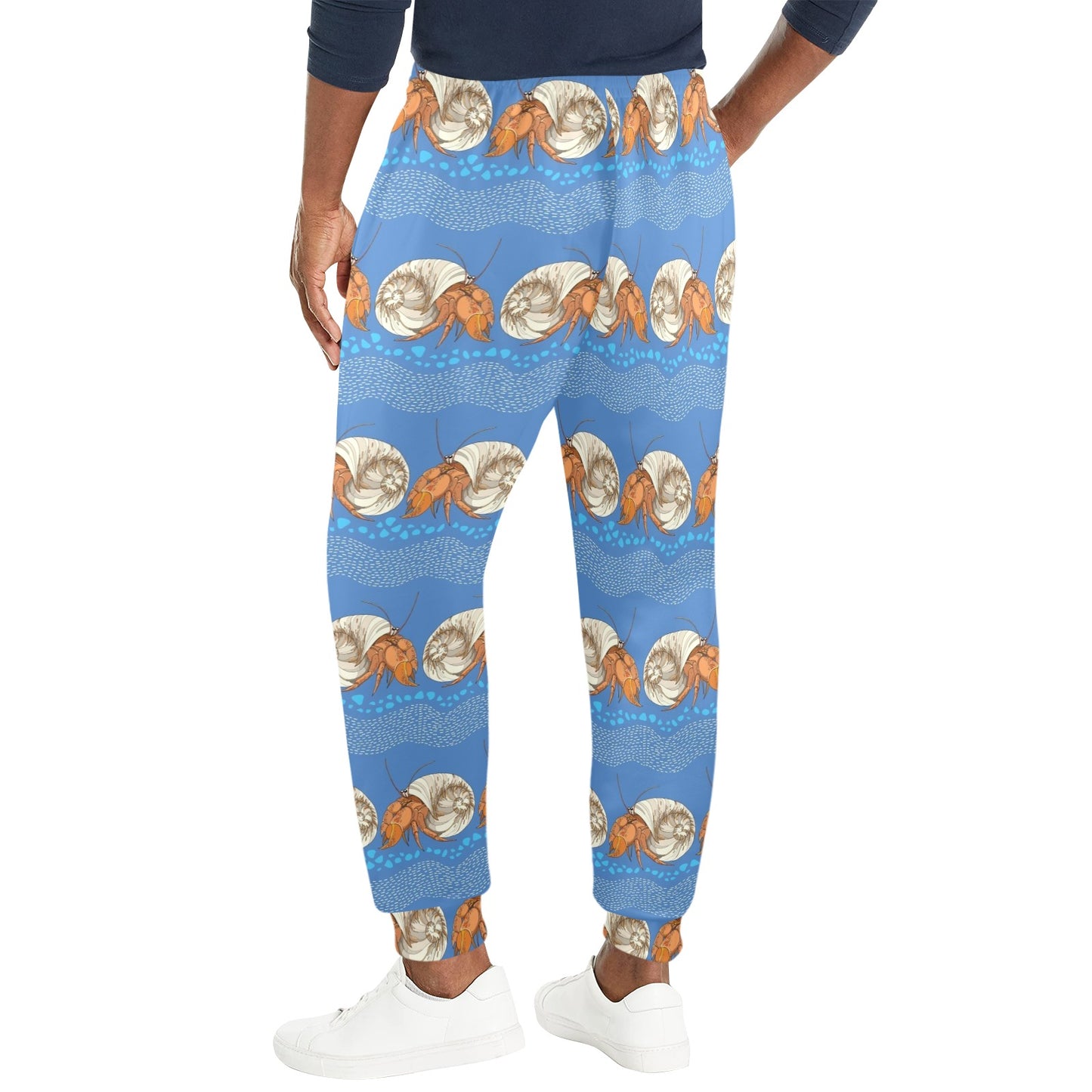 Hermit Crab Design Print Pattern JJ0338 Men's Casual Track Pants