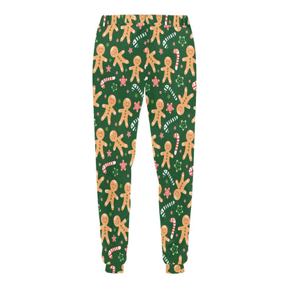Gingerbread Pattern Print Design 04 Men's Sweatpants