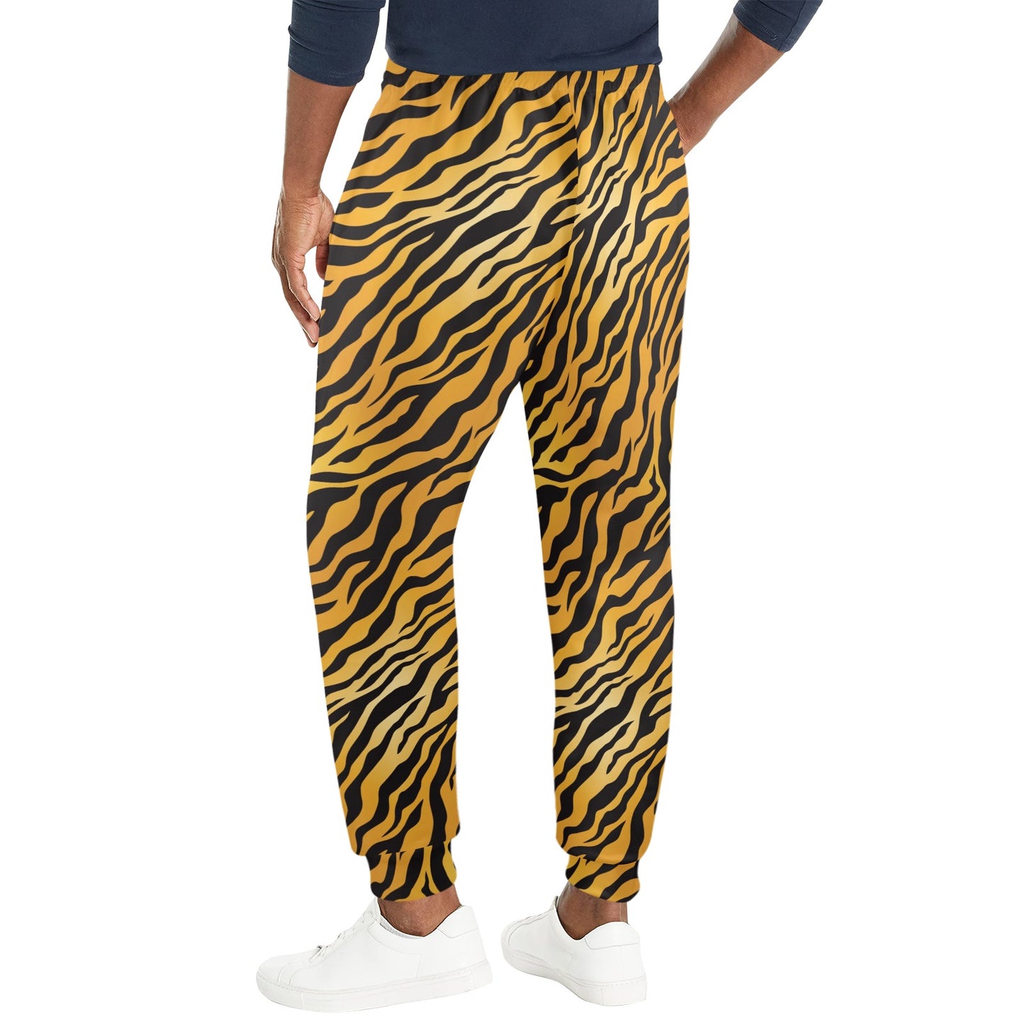 Tiger Print Design LKS302 Men's Casual Track Pants