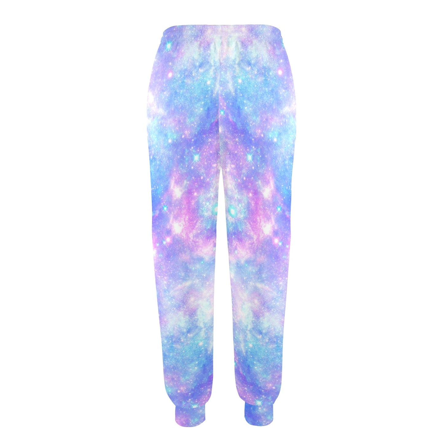 Galaxy Stardust Pastel Color Print Women's Casual Track Pants