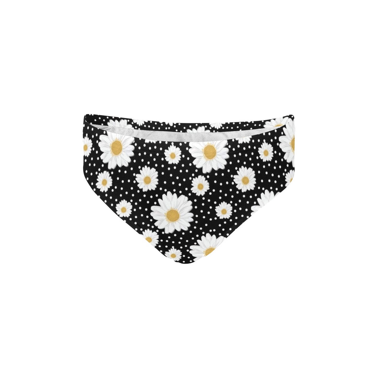 Daisy Pattern Print Design DS02 Men's Swimming Briefs