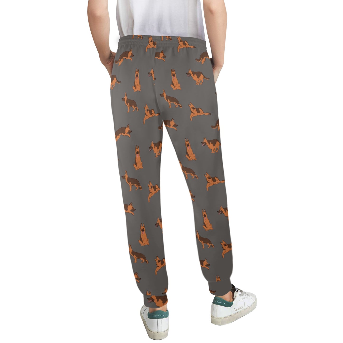 German Shepherd Design Print Pattern JJ0259 Women's Casual Track Pants