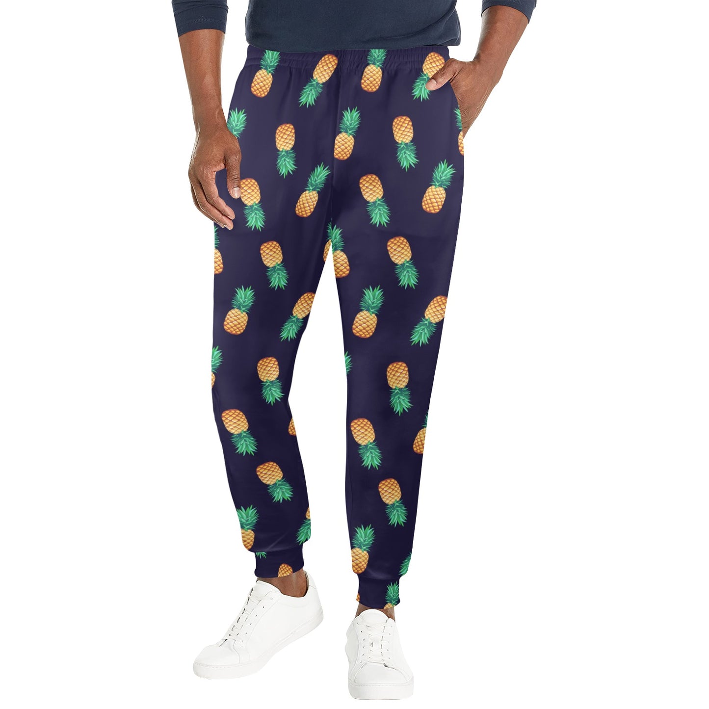Pineapple Pattern Men's Casual Track Pants