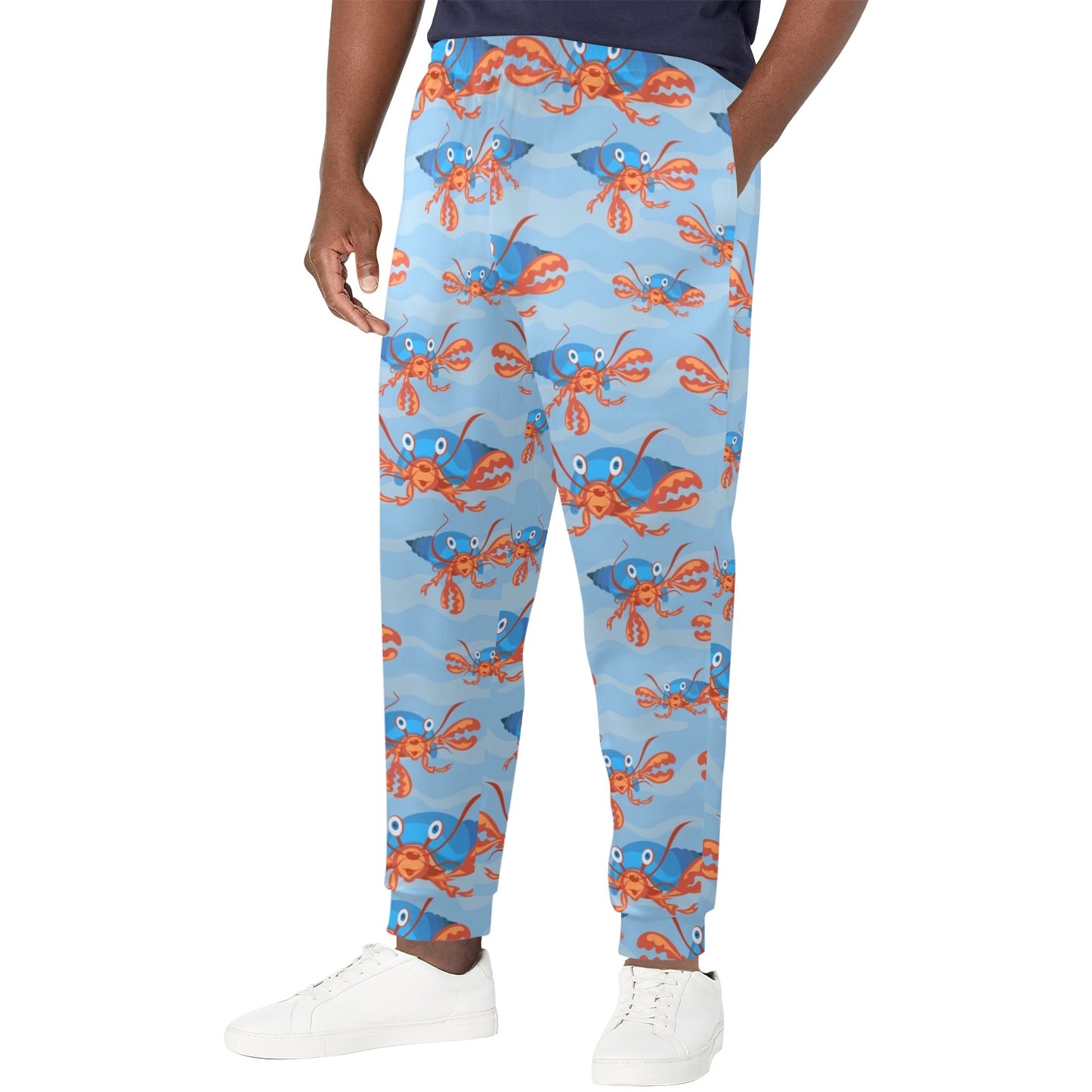 Hermit Crab Design Print Pattern JJ0339 Men's Casual Track Pants