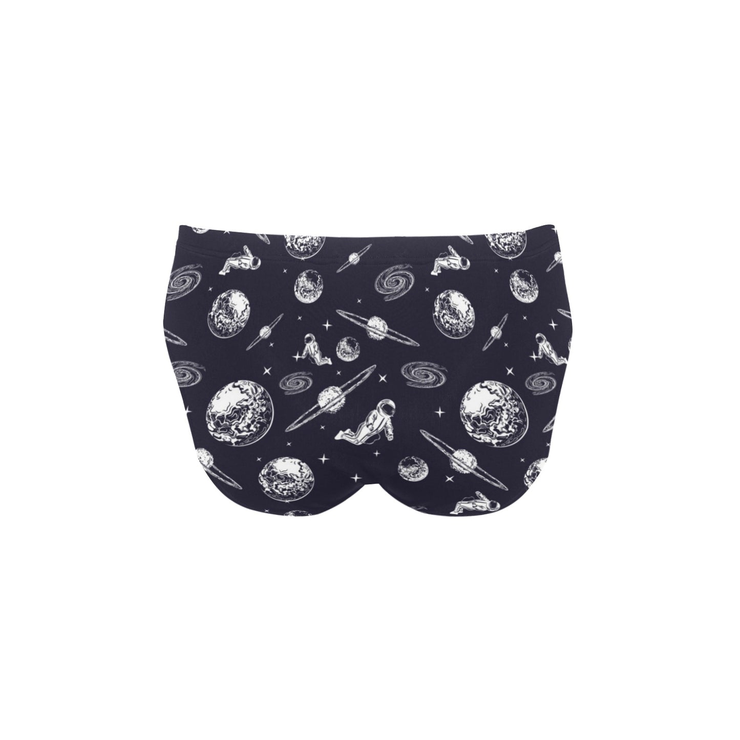 Space Astronaut Print Design LKS302 Men's Swimming Briefs