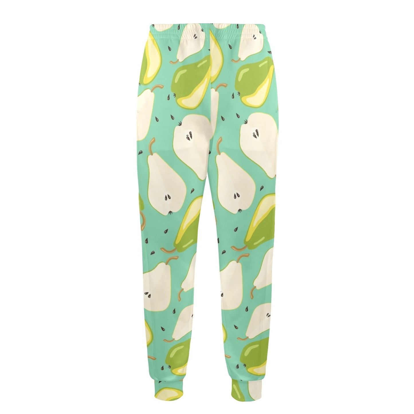 Pear Pattern Print Design PE04 Men's Casual Track Pants