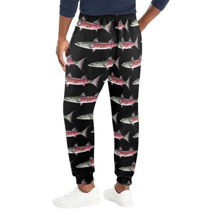 Barracuda Pattern Print Design 02 Men's Casual Track Pants