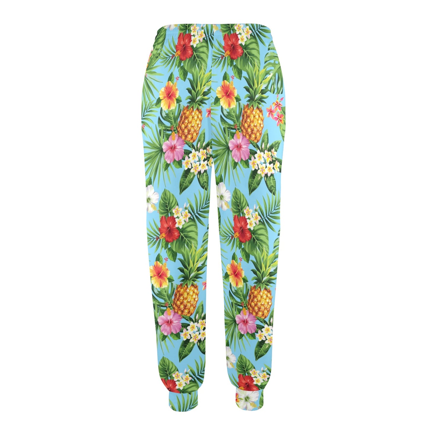 Pineapple Hawaiian flower Tropical Women's Casual Track Pants