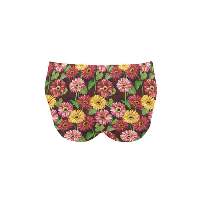 Daisy Gerbera Print Pattern Men's Swimming Briefs