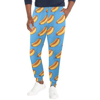 Hot Dog Pattern Print Design 02 Men's Casual Track Pants