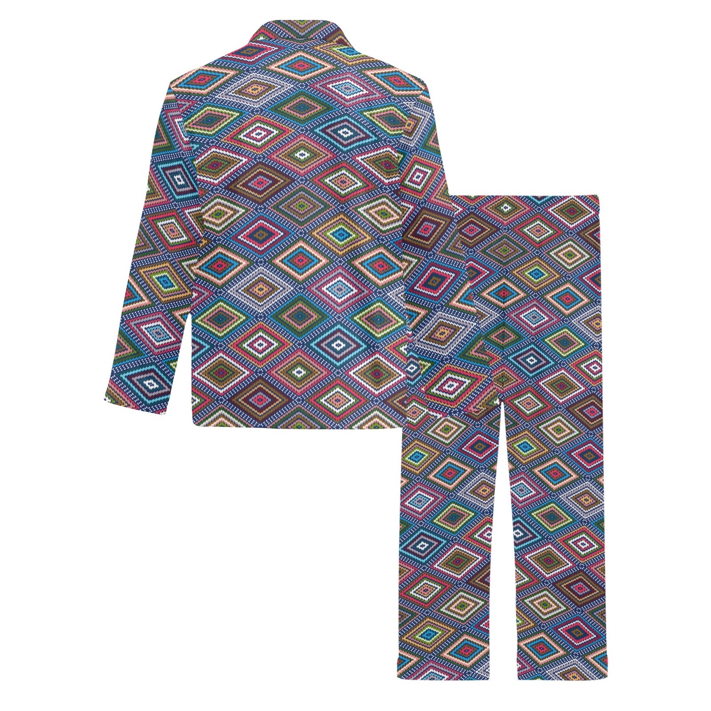 Southwestern Design Men's Long Pajama Set