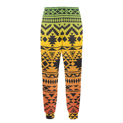 Rastafarian Pattern Print Design A04 Men's Casual Track Pants