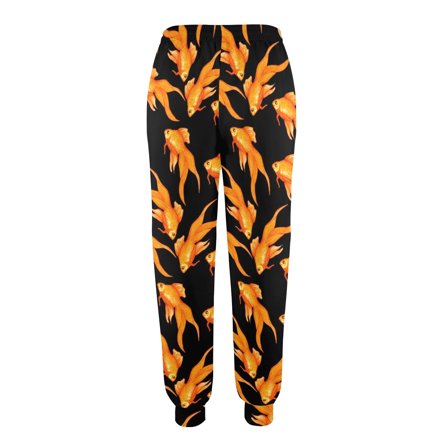 Goldfish Pattern Print Design 03 Women's Casual Track Pants