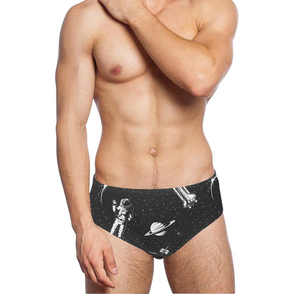 Space Pattern Men's Swimming Briefs