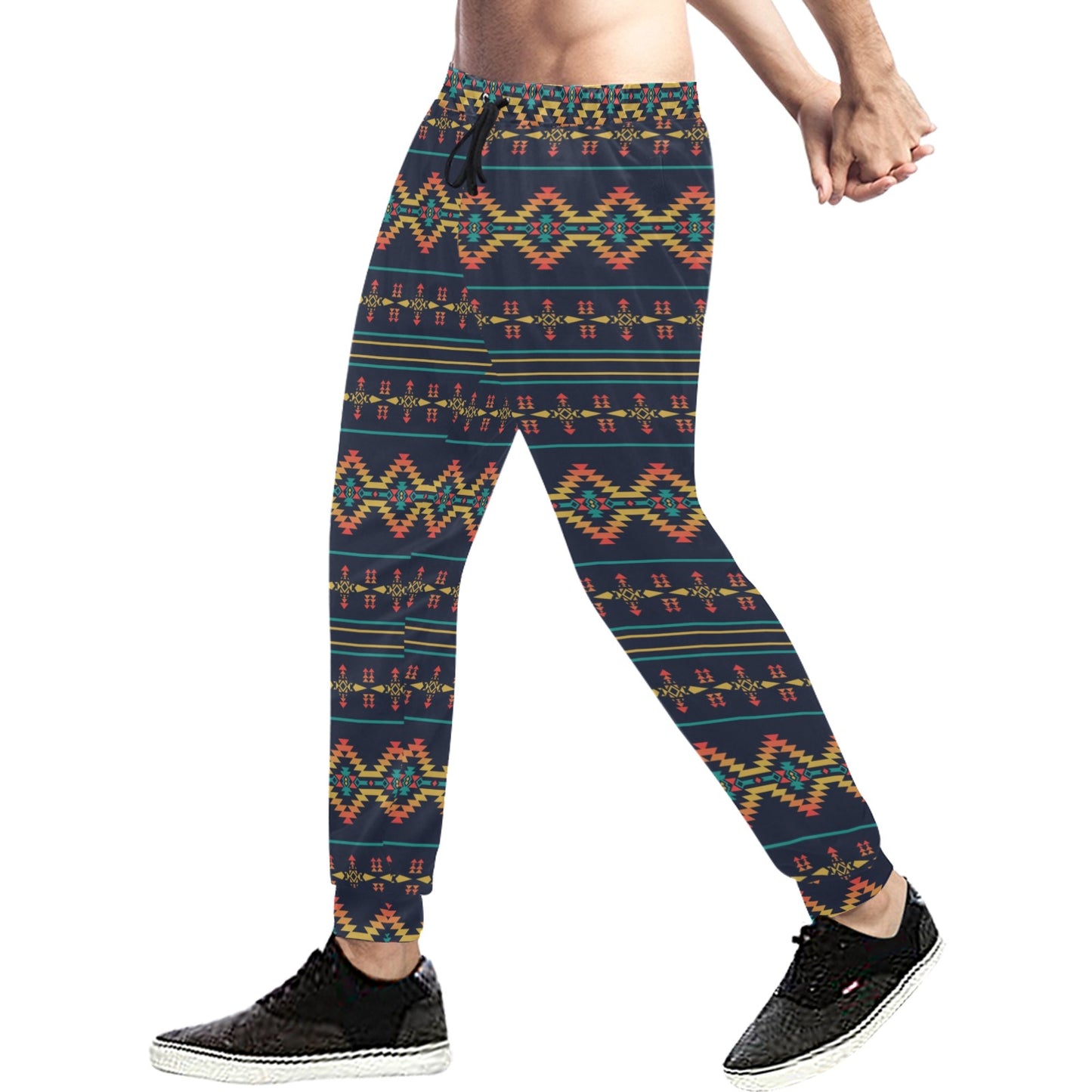 Southwest American Design Themed Print Men's Sweatpants