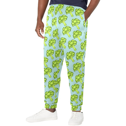 Broccoli Pattern Print Design 02 Men's Casual Track Pants
