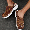 Agricultural Brown Wheat Print Pattern Unisex Clogs Shoes