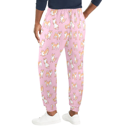 Shiba Inu Print Design LKS303 Men's Casual Track Pants