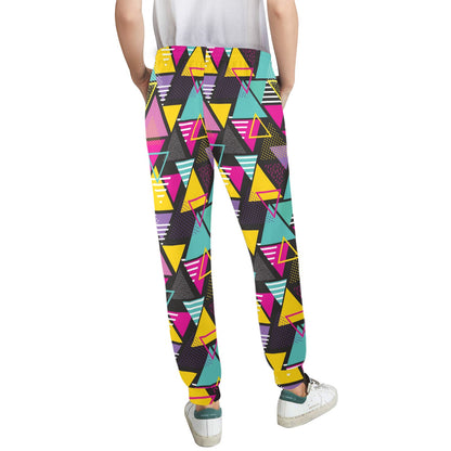Geometric Colorful Pattern Print Design 02 Women's Casual Track Pants