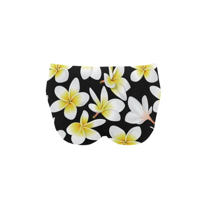 Yellow Plumeria Hawaiian Flowers Men's Swimming Briefs