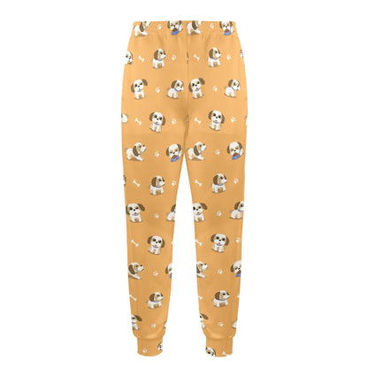 Shih Tzu Print Design LKS304 Men's Casual Track Pants
