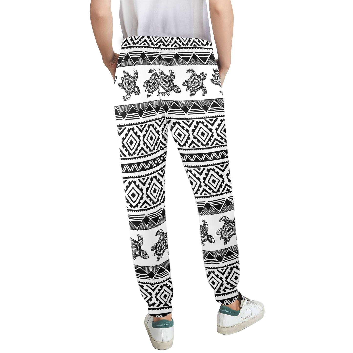 Sea Turtle Tribal Aztec Women's Casual Track Pants